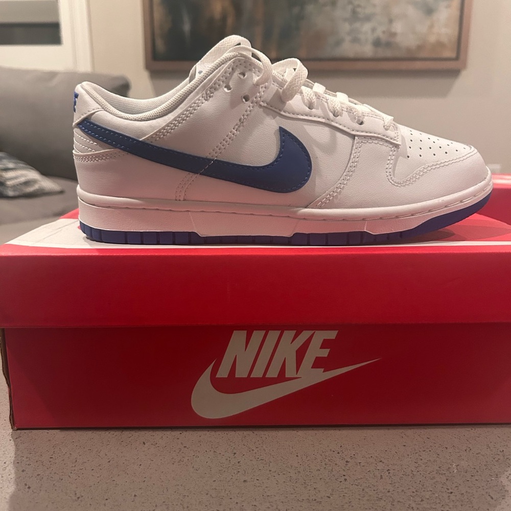 Nike kids cobalt blue dunks